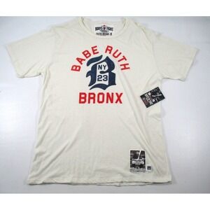 Roots Of Fight Babe Ruth Bronx NY23‎ Baseball T Shirt XXXL NEW w/tag RARE Shirt